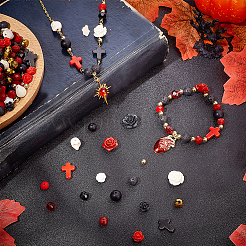 DIY-Sets zur Herstellung von Stretch-Armbändern im Gothic-Stil&nbsp;DIY-SC0033-43