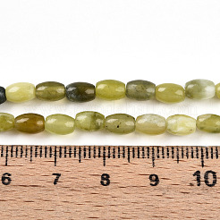 Natur Xiuyan Jade Perlen Stränge&nbsp;G-N346-02A-11