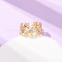 Anelli polsini aperti in acciaio inossidabile 304 per donna&nbsp;RJEW-K309-34G