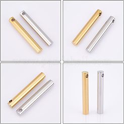 8 Stück 2 Farben Ionenbeschichtung (IP) 304 Edelstahl Charms&nbsp;STAS-UN0037-16