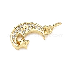 Ottone micro spianare pendenti zirconi&nbsp;ZIRC-I356-27G