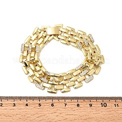 Messing-Uhrenarmband-Kettenarmbänder für Männer und Frauen&nbsp;BJEW-H630-11G