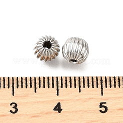 Perles ondulées en laiton&nbsp;KK-V011-01B-P