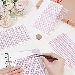 4 foglio 4 stili di adesivi in acrilico imitazione perla fogli di carta per artigianato&nbsp;DIY-SP0002-64A