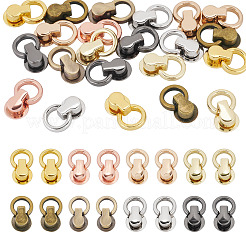 24 fermaglio di sospensione per borsa in lega di 8 colori&nbsp;FIND-TA0009-98