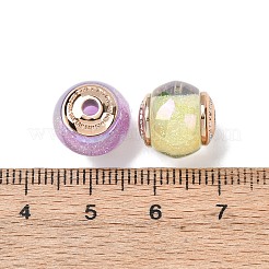 Résine lumineuse opaque et perles en plastique CCB&nbsp;RESI-G119-15B