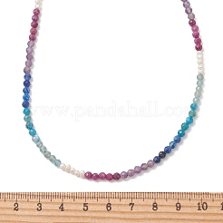Halsketten aus 3 mm facettierten&nbsp;NJEW-JN06277