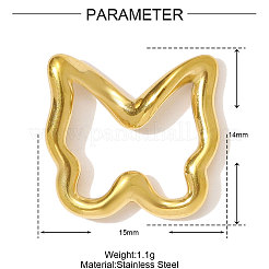 Pendentifs en acier inoxydable 304&nbsp;STAS-OY001-23G