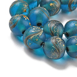 Chapelets de perles vernissées manuelles&nbsp;BLOW-D006-07H