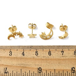 Ohrring-Sets aus 304 Edelstahl&nbsp;EJEW-S248-05C-G