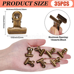 35 Stück Clips aus Zinklegierung&nbsp;AJEW-CP0009-28