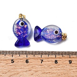 Handgefertigte dichroitische Folien-Bunte Malerei-Anhänger&nbsp;X2-DICH-G001-01G-08
