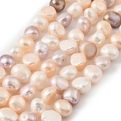 Brins de perles de culture d'eau douce naturelles&nbsp;PEAR-P064-19I-02B