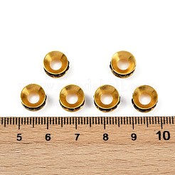 Perles séparateurs en laiton avec strass&nbsp;RB-A020-9mm-11G