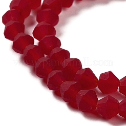 Imitano i fili di perle di vetro smerigliato del cristallo austriaco&nbsp;GLAA-F029-TM2mm-B31