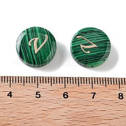 Perline di malachite sintetiche&nbsp;G-A238-01V