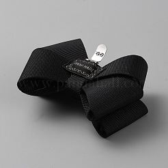 Abnehmbare Schleifen-Schuhverzierung aus Polyestersatin&nbsp;AJEW-WH0470-21