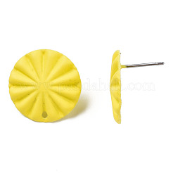 Fornituras de aretes de hierro pintado en aerosol&nbsp;IFIN-N008-017D