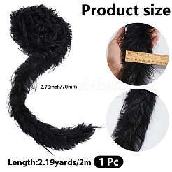2 m Chenille-Stick aus imitiertem Rex-Kaninchenfell&nbsp;DIY-CY0001-95A