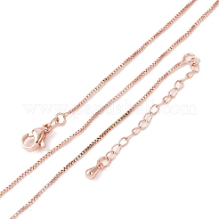 Messing-Kettenhalsketten für Damen&nbsp;NJEW-D302-41RG