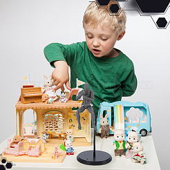 Displayständer-Sets aus Kunststoff&nbsp;ODIS-WH0099-48B
