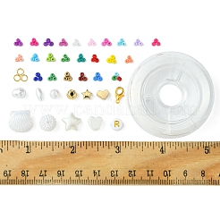 DIY-Kits zum Herstellen von Armbändern aus Glasperlen&nbsp;DIY-FS0006-54B