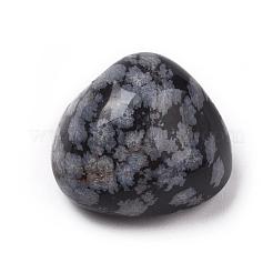 5pcs natürliche Schneeflocken-Obsidianperlen&nbsp;G-FS0002-02