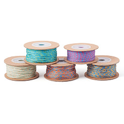 5 Rolle 5 Farben 20m 18-lagige Baumwollkordel&nbsp;OCOR-TA0003-64A
