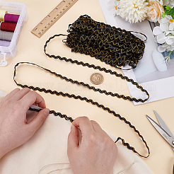 15 Yards Polyesterbesatz zum Nähen von Spitze&nbsp;OCOR-WH0070-174