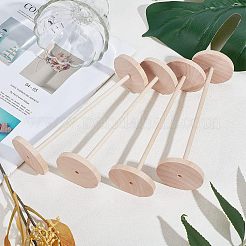 26 set di ruote e bastoni in legno di ciliegio cinese non rifiniti&nbsp;DIY-OC0004-16