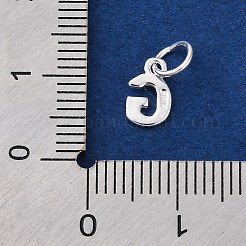 925 ciondolo a forma di lettera in argento sterling&nbsp;LS-STER-C012-01S-G