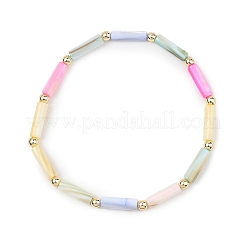 Dehnbare Armbänder für Damen aus gefärbten&nbsp;BJEW-JB13632