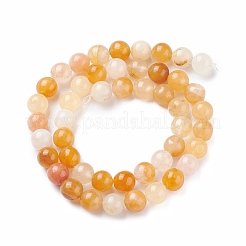 Natürlichen Topas Jadekorn Stränge&nbsp;G-K153-B22-8mm