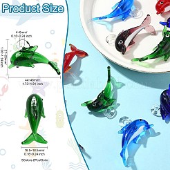 10 Stück 5 Farben handgefertigte Silberfolie Bunte Malerei Anhänger&nbsp;LAMP-CJ0002-53