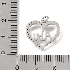 Messing micro pave klare zirkonia anhänger&nbsp;CU-CBAEEA8-09B-P