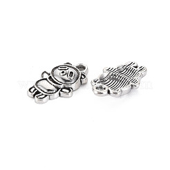 Supports de pendentif d'émail en alliage de style tibétain&nbsp;PALLOY-N160-51AS