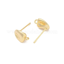 Messing Ohrstecker Zubehör&nbsp;LS-KK-Z099-03G