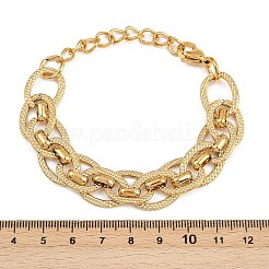 304 Edelstahl-Kabelkettenarmbänder für Damen&nbsp;BJEW-D349-01G