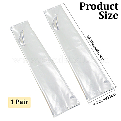 Lange fingerlose Handschuhe aus Polyester&nbsp;AJEW-WH20018-117A
