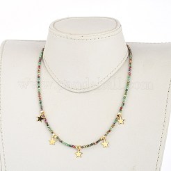 Collane con ciondolo a stella&nbsp;NJEW-JN03074-02