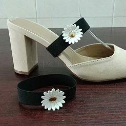 3 Paar 3 Stile Blumen-Polyester mit Eisen-Schnürsenkel für High Heels&nbsp;FIND-DJ0001-87