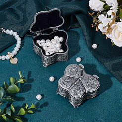 Legierung schmuck aufbewahrungsboxen&nbsp;CON-WH0086-166