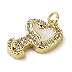 Ottone micro spianare pendenti zirconi&nbsp;KK-Q808-12G