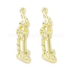 Crémaillère pendentifs en alliage placage&nbsp;PALLOY-D007-69LG