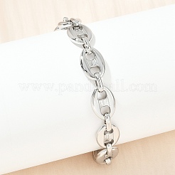 Gliederkettenarmbänder aus 304 Edelstahl für Damen und Herren&nbsp;BJEW-Z143-25P