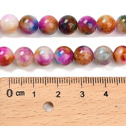 Hilos de abalorios de jade blanco natural&nbsp;G-Z097-A01-8mm-A