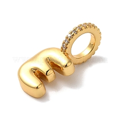 Colgante micropavé cubic zirconia de latón&nbsp;KK-K345-13E-G