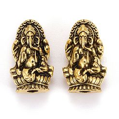 Perline in lega stile tibetano&nbsp;TIBE-I025-22AG