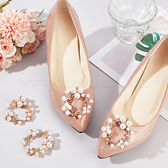 4pcs décorations de chaussures en strass en alliage&nbsp;FIND-GF0006-58