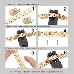 Bracelets de montre en acier inoxydable&nbsp;JB649B